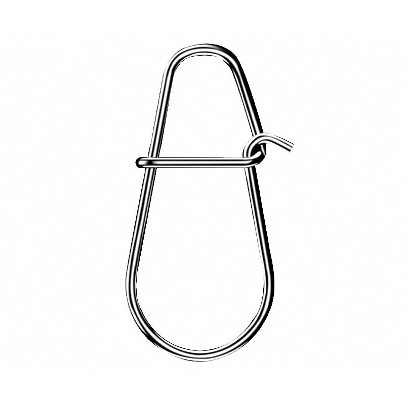 Safety Pin Snap Connectors with Figure-8 Ring, 25 Pack
