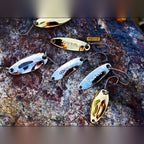 Pure Copper Micro Spoon Lure, Single Hook, 1.6–3.5 g (0.06–0.12 oz)