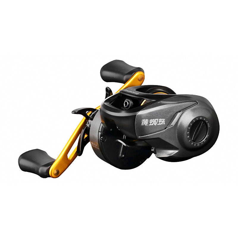Teardrop Baitcasting Reel, 8 Bearings, Metal Spool