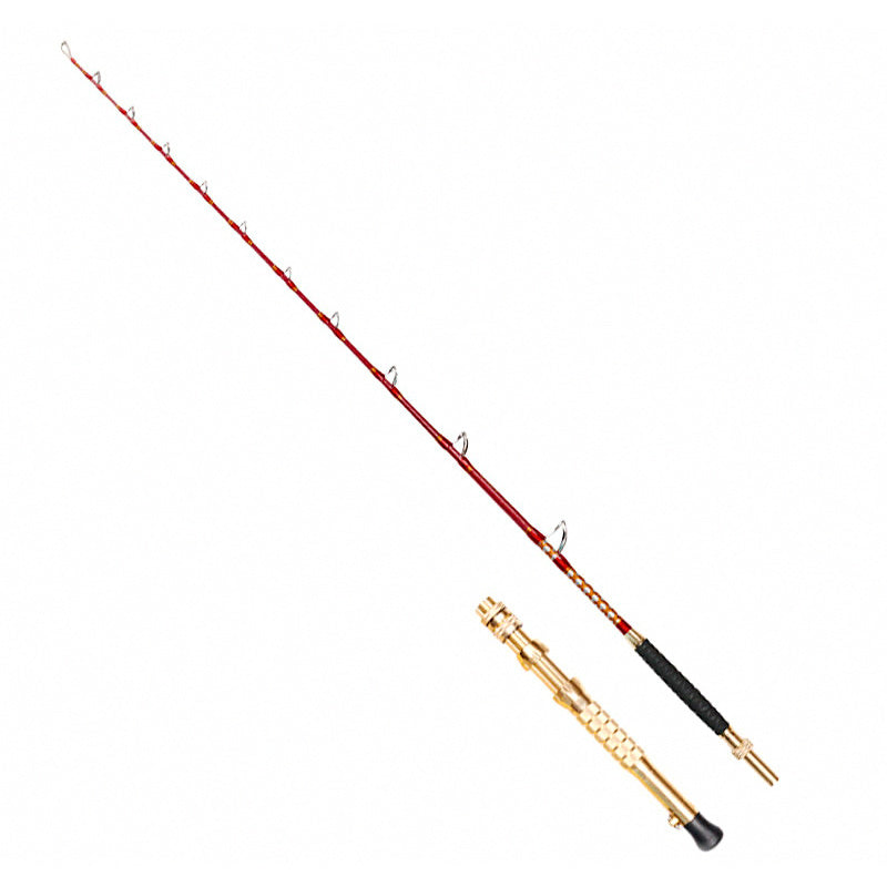 Solid Fiberglass Boat Rod, 2-Piece, 1.8–2.4 m (5.9–7.9 ft)