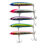 Sinking Pencil Lure, 130 mm (5.1 in) 80 g (2.8 oz), Treble Hooks