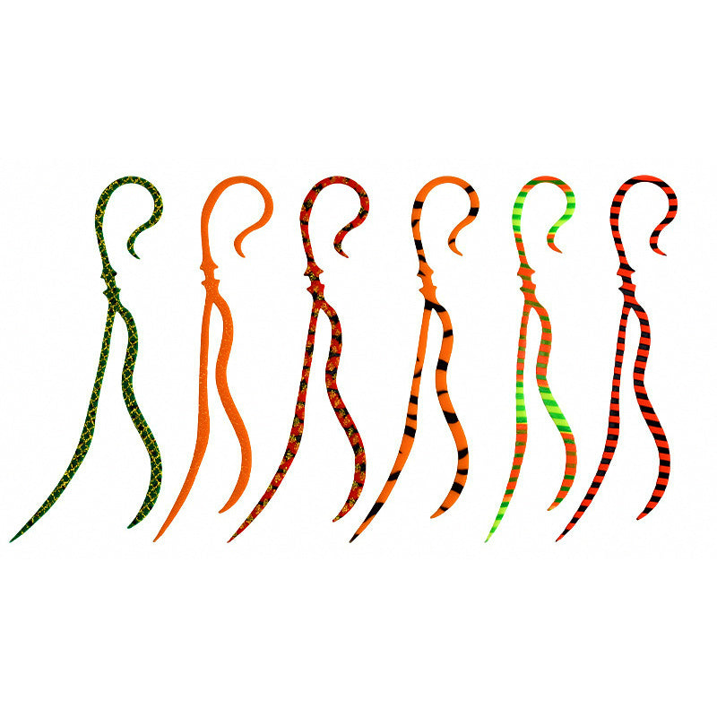 Silicone Skirt Tails for DIY Hook Tying, 3-Pack