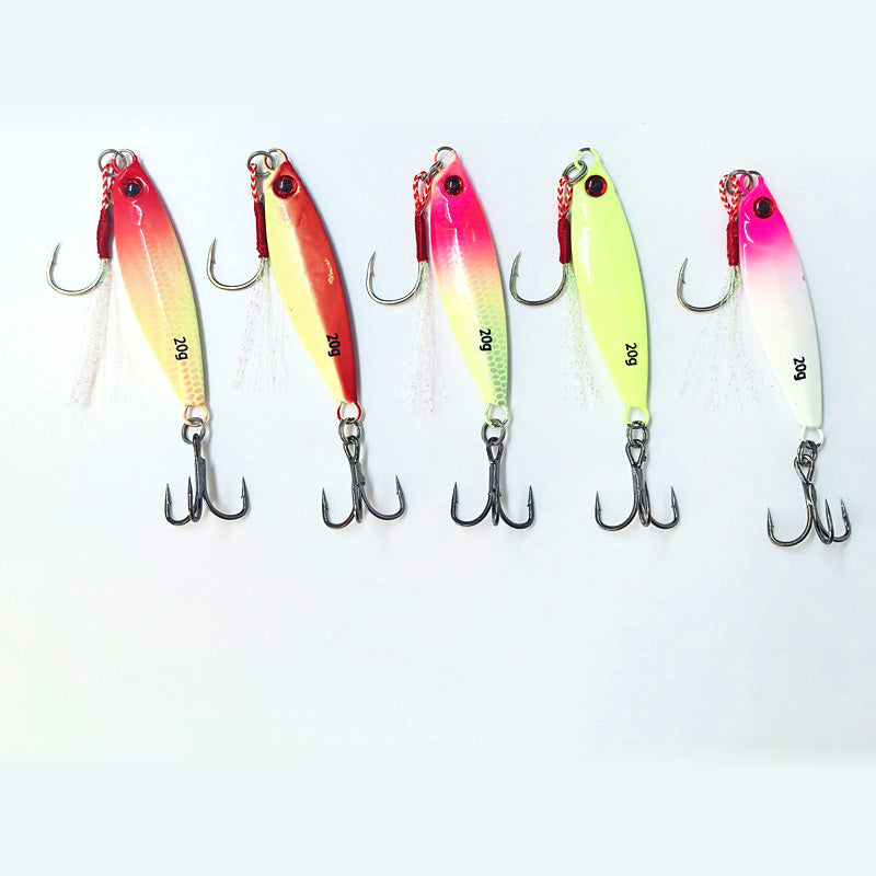 Glow Metal Jig, Slow Pitch Casting, 7–30 g (0.25–1.06 oz)