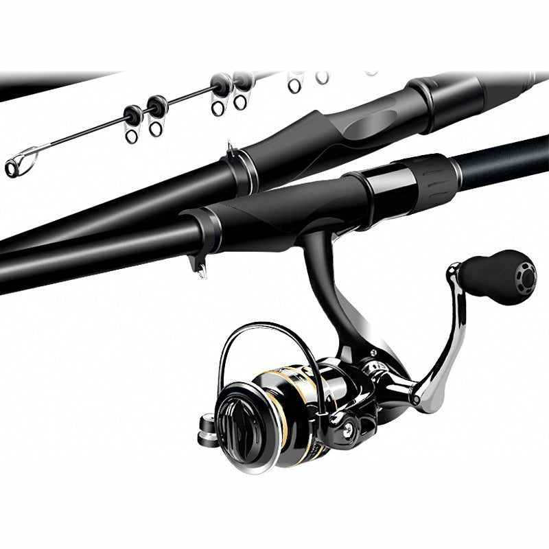 Carbon Iso Rock Fishing Rod, 4-Pc, 3.6–6.3 m (11.8–20.7 ft)