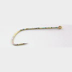 Colorful Long Shank Barbed Hooks, Cutlassfish/Mackerel, 1/0-4/0