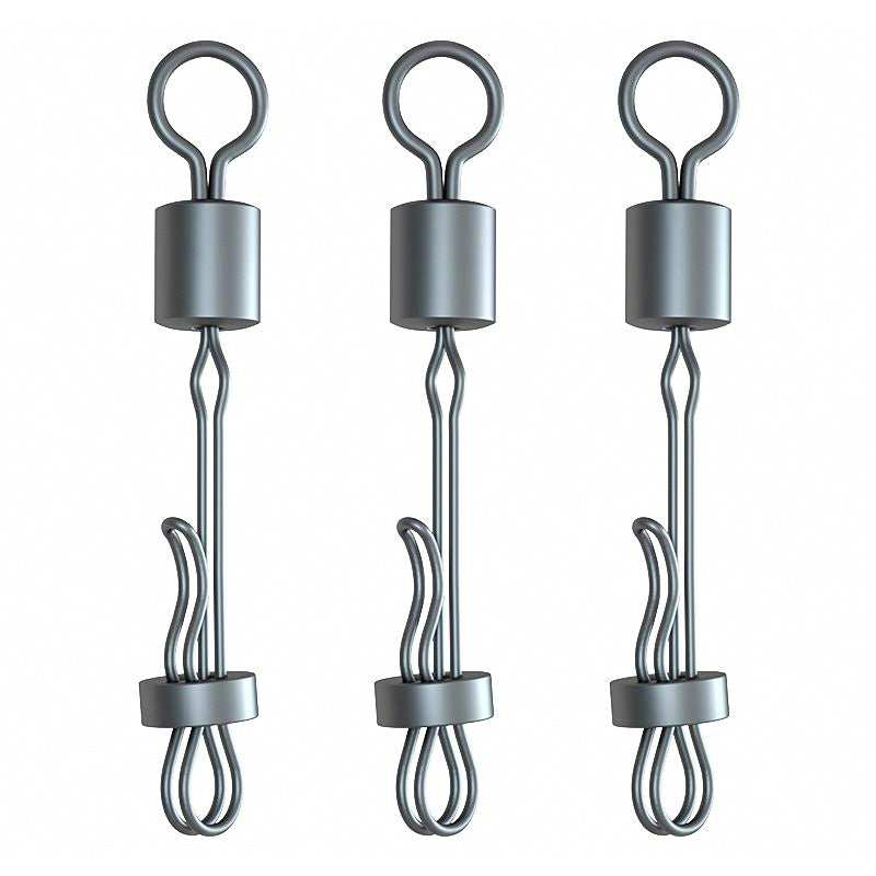Stainless Steel Quick Snap Swivels with Figure-8 Ring