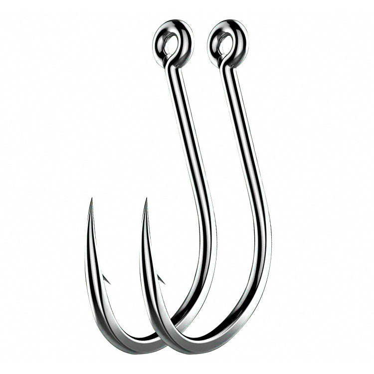 Barbed Iseni Hooks, Tubed Ring Eye, Bulk Sizes 2–22