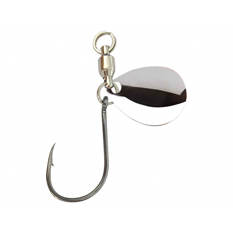 Spinning Blade Iseni Hook, Barbed, Sizes 11–18