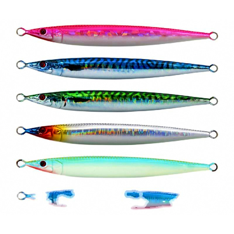 Slow Pitch Metal Jig, 60–100 g (2.1–3.5 oz), Glow Colors