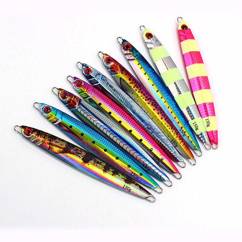 Metal Jigging Jig, 40–200 g (1.4–7.1 oz)