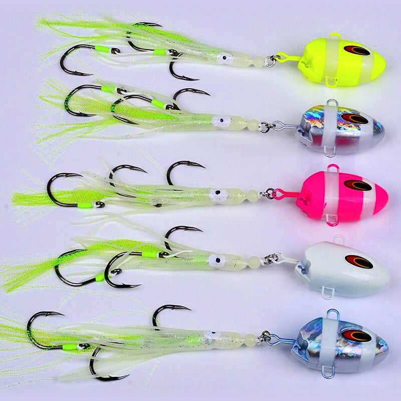 Slow Jigging Metal Jig, 100–300 g (3.5–10.6 oz)
