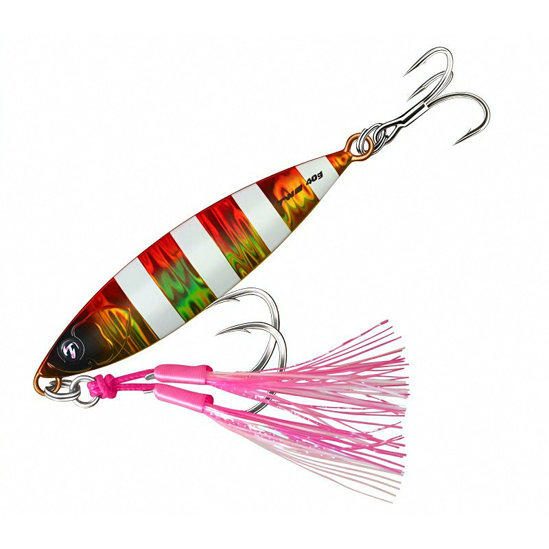 Glow Metal Jig, 40–120 g (1.4–4.2 oz), Bare or Double Hook