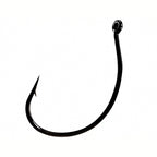 Soft Worm Hooks, Barbed, Sizes 4–3/0, 30 Pack