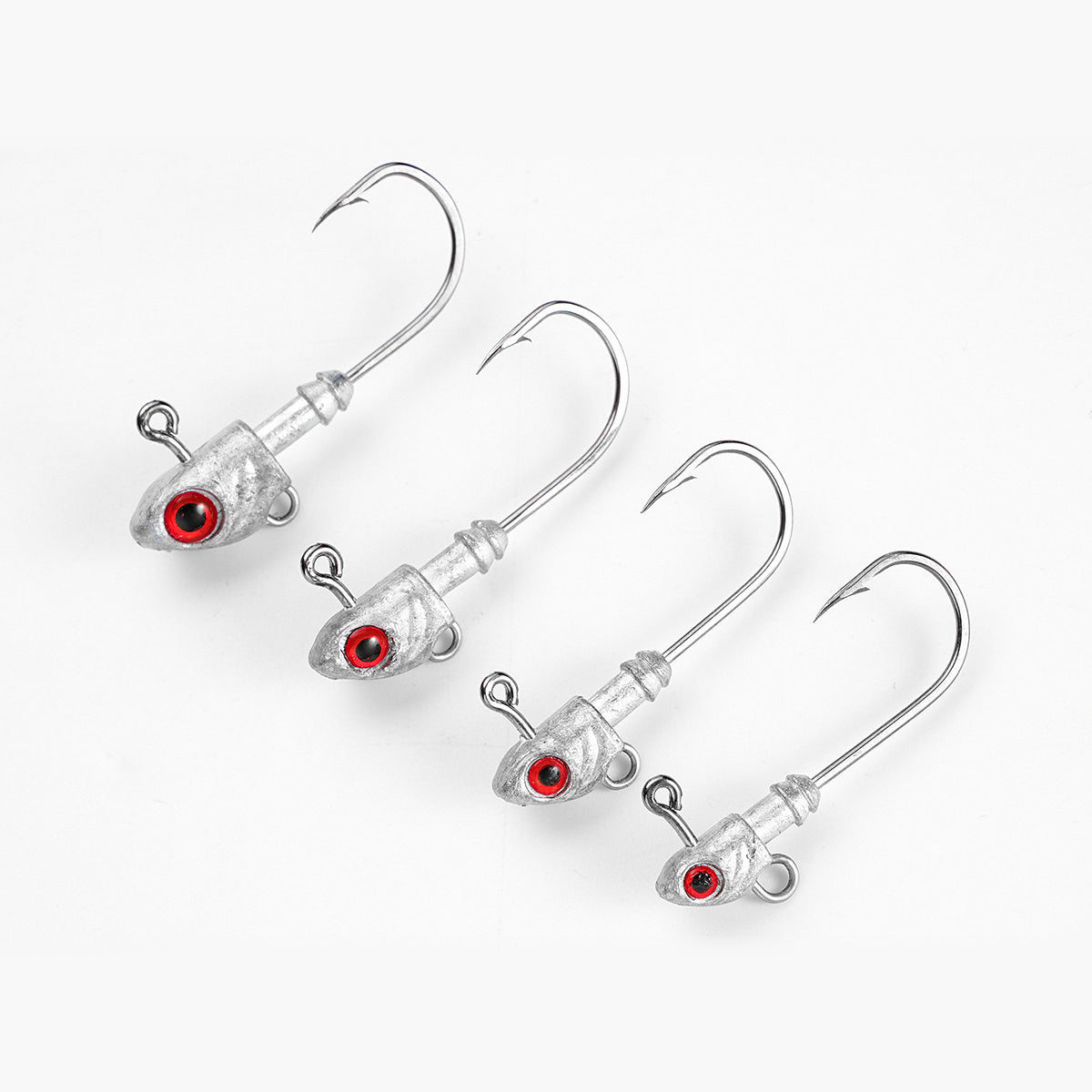 Lead Jig Head Hooks for Soft Baits, 3.5–10 g (0.12–0.35 oz)
