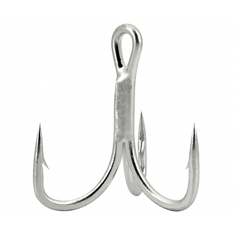 4X Strong Treble Hooks for Metal Jigs, Sizes 8 to 3/0
