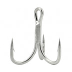 4X Strong Treble Hooks for Metal Jigs, Sizes 8 to 3/0