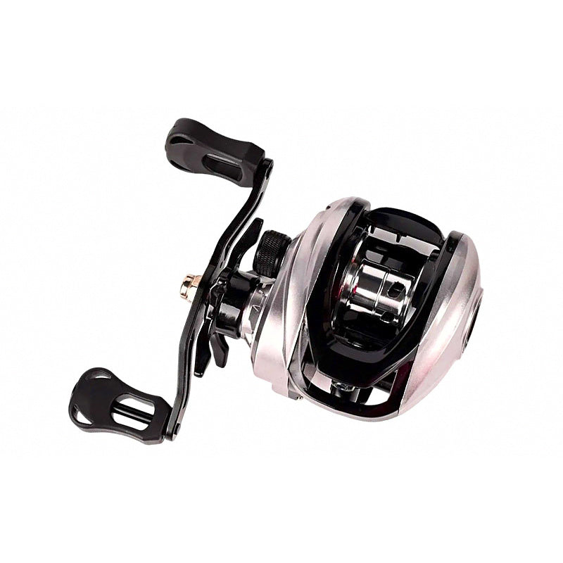 Round Baitcasting Reel with Drag Alarm, Left or Right Hand