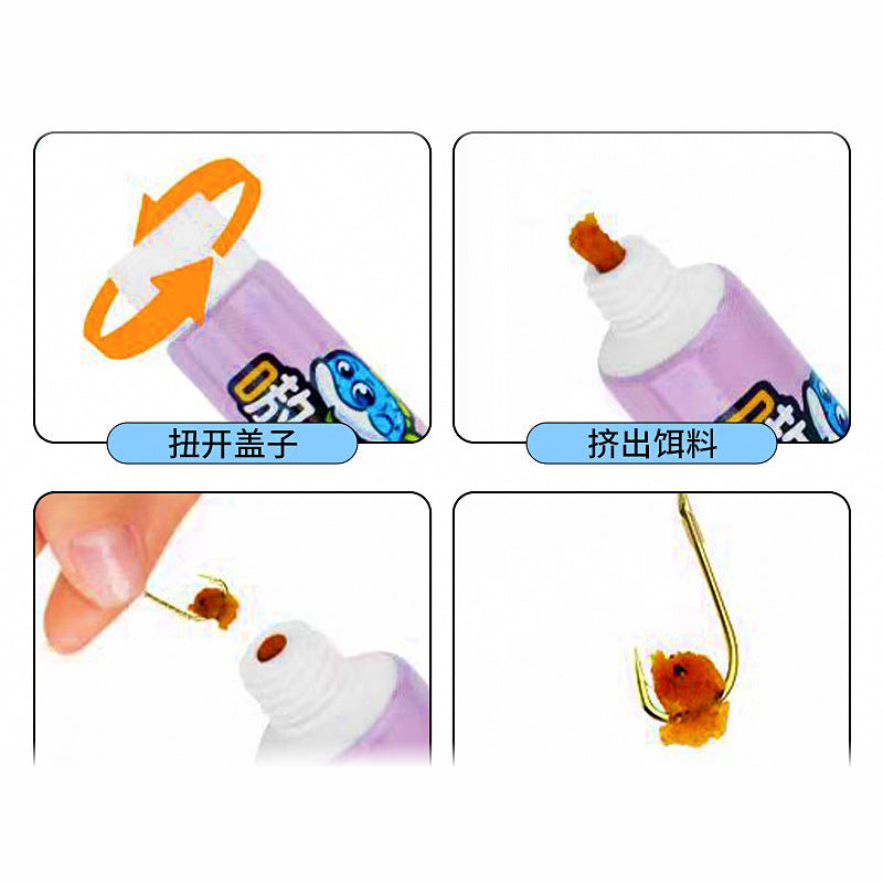 Toothpaste Tube Dough Bait for Small Stream Fish