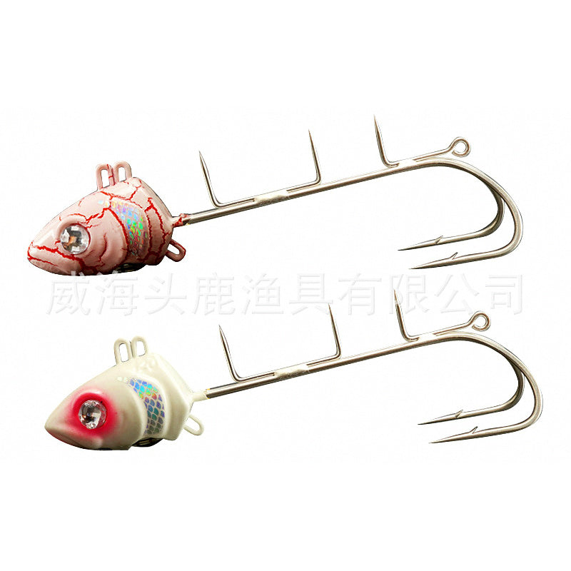 LED Flash Glow Jig w/ Double Hooks, 80–250 g (2.8–8.8 oz)