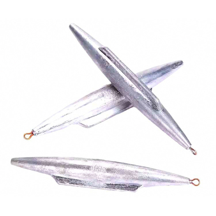Submarine Lead Sinker with Eye, 100–2000 g (3.5–70.5 oz)