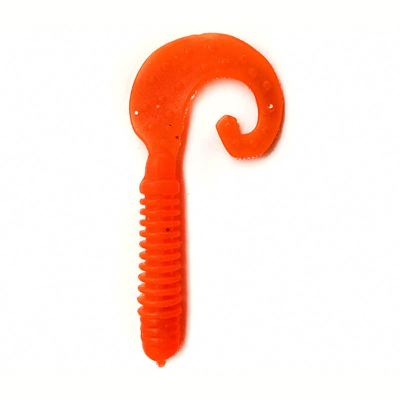 Curly Tail Grub Soft Bait, 4–8 cm (1.6–3.1 in)