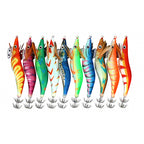 Glow Laser Squid Jig, Shrimp Egi, Size 2.5–3.5