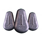 Flat Lead Sinker, Hollow Plastic Core, 0.2–7 oz (5–200 g)