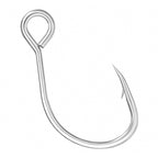 Saltwater Barbed Single Hook, Big Game, Sizes 4–3/0