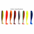 Floating T-Tail Soft Plastic Swimbait, 6–9 cm (2.4–3.5 in)