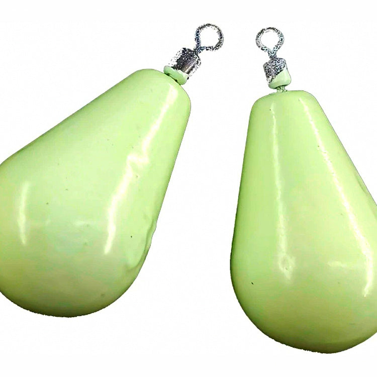 Glow Teardrop Lead Sinker, 0.4–7.1 oz (12–200 g)