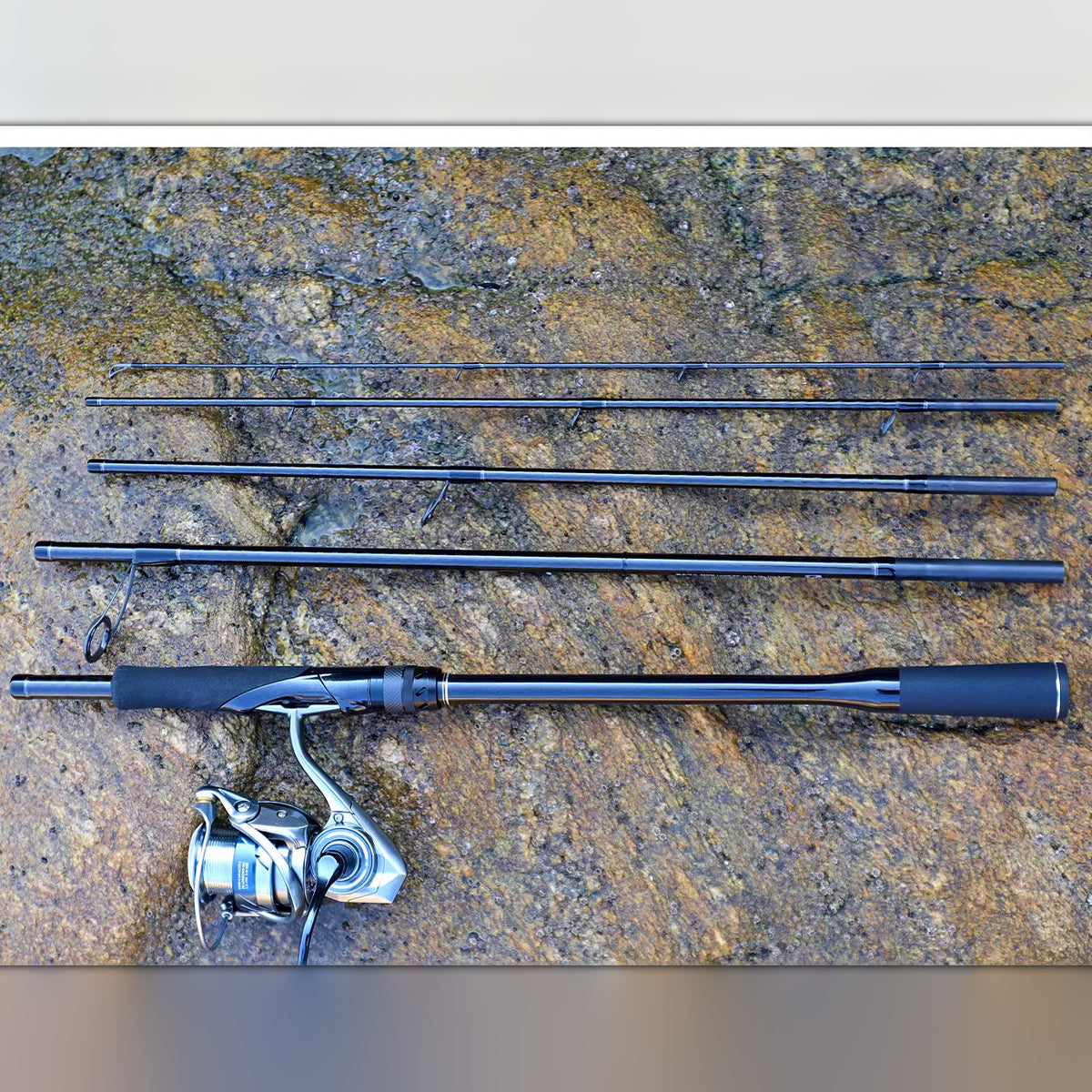 5-Piece Travel Lure Rod, 6 ft 6 in–8 ft 10 in, Carbon