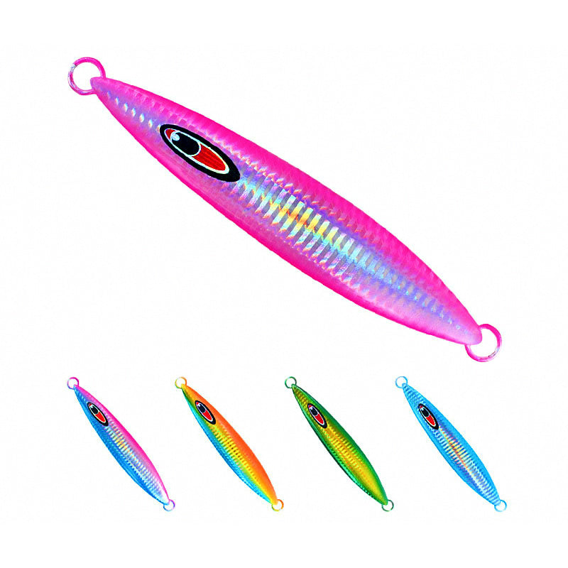 Lead Metal Jig with Glow Back, 60–250 g (2.1–8.8 oz)