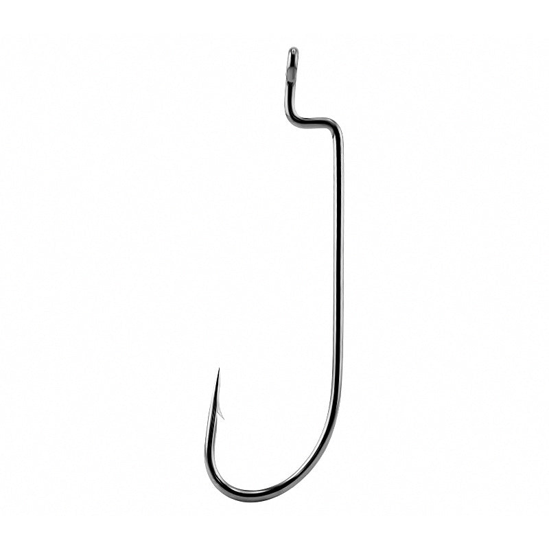 Offset Worm Hooks for Texas Rig, Narrow & Wide Gap, 10-Pack