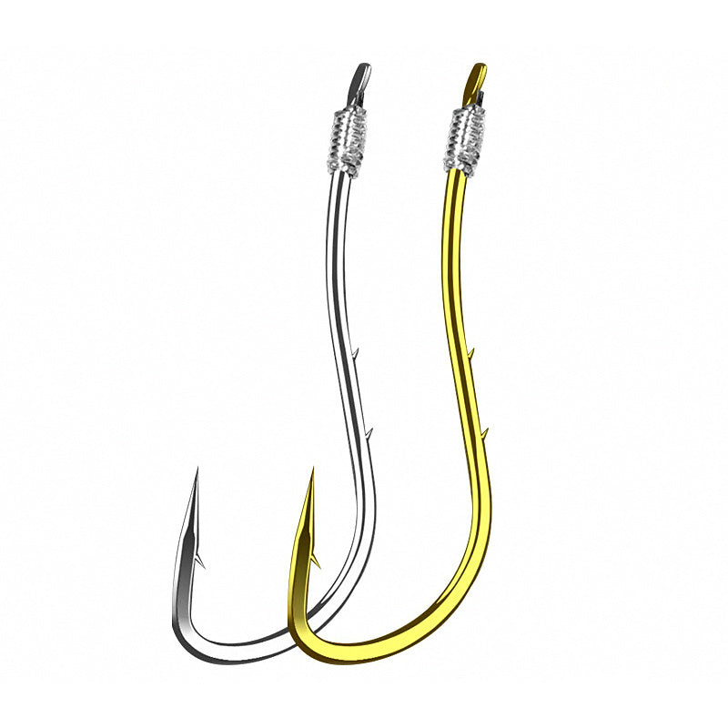 Pre-Snelled Barbed Hooks, 20 Pack with 1 m Leader