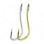 Pre-Snelled Barbed Hooks, 20 Pack with 1 m Leader