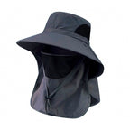 Wide Brim Sun Hat, UV Protection Fishing Bucket Hat