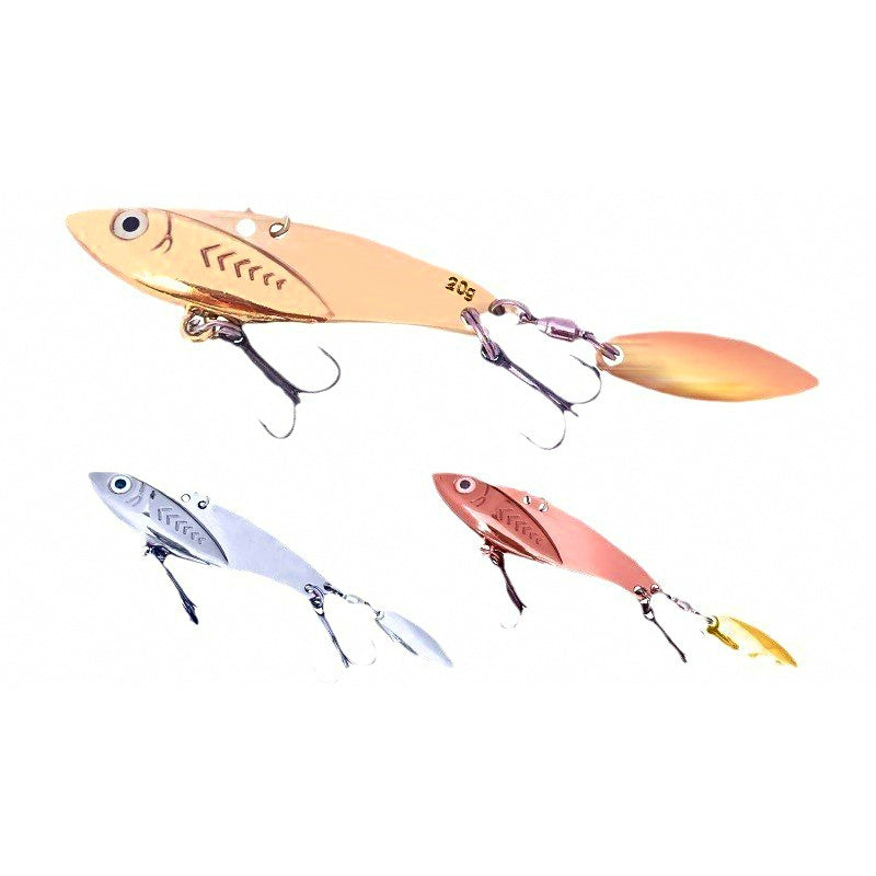 VIB Blade Bait with Spinner Blade, 7–20 g (0.25–0.7 oz)