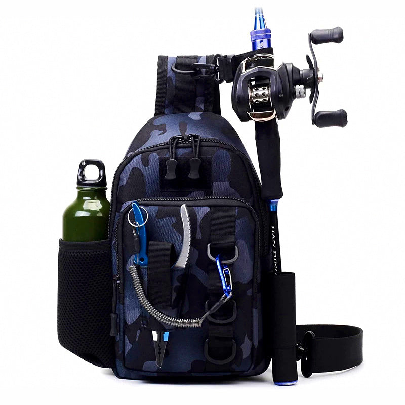 Lure Fishing Chest Bag, Sling Waist Pack