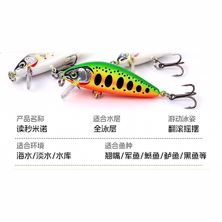 Minnow Lure, 3.5 g and 5 g (0.12 oz and 0.18 oz)