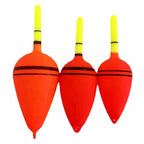 Electric Night Fishing Float, Red Body, 20–110 g Buoyancy