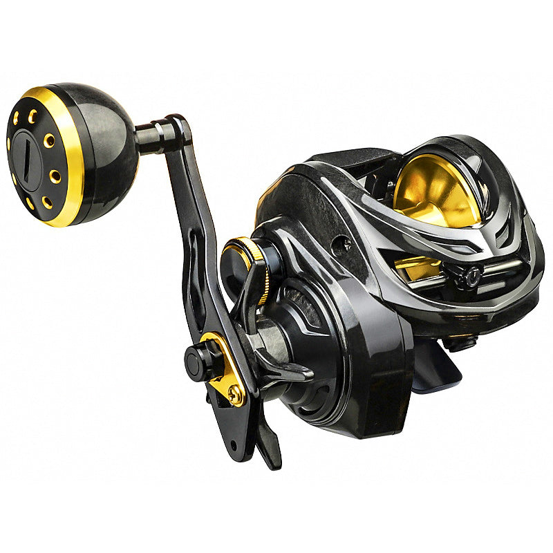 Round Baitcasting Reel for Slow Pitch Jigging, Left or Right Hand