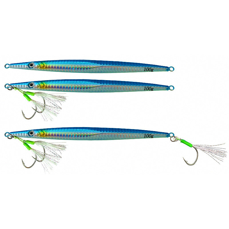 Slow Pitch Metal Jig, 80–400 g (2.8–14.1 oz)