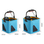 Foldable EVA Fishing Bucket, 7 L or 13 L (1.8 or 3.4 gal)