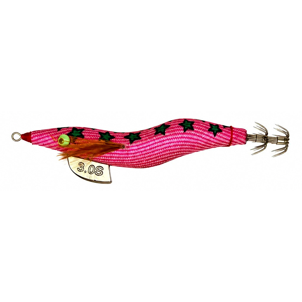 Glow Wood Shrimp Squid Jig (Egi), 3.0, 17 g (0.6 oz)