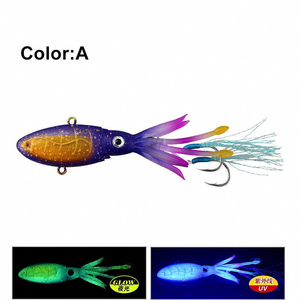 VIB Squid Soft Lure, 40 g (1.4 oz) / 50 g (1.8 oz), 3D Eyes – option photo