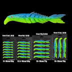 Two-Tone Scissor Tail Soft Bait, 8–15 cm (3.1–5.9 in) – option photo