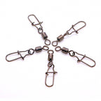 Black Snap Swivel with Figure-8 Ring, Nickel-Plated – option photo