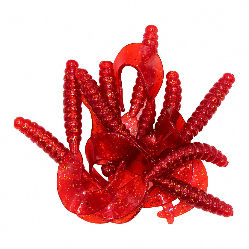 Curly Tail Grub Soft Plastic Lures, 3.5–7 cm, 500 g Bulk – option photo