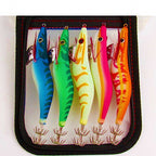 Glow Egi Squid Jig Set, Rattle Wood Shrimp, #1.5–3.5 – option photo