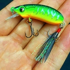 Fat Minnow Hard Bait Lure, Single or Treble Hook – option photo